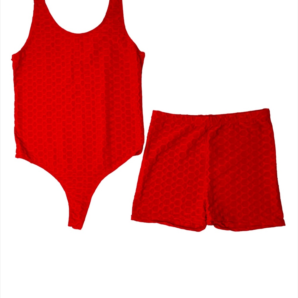 Red Matching 2 Piece